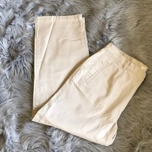 CHRISTOPHER & BANK OFF WHITE PANTS